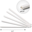 New Star Foodservice 1028645 Individually Wrapped Biodegradable Paper Drinking Straws, 500-Pack, White