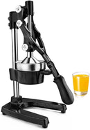 New Star Foodservice 46878 Commercial Citrus Juicer, Enameled Black