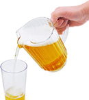 New Star Foodservice 46106 Resturant-Grade Polycarbonate Plastic Pitcher, 60 oz, Clear