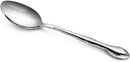 New Star Foodservice 58703 Rose Pattern, 18/0 Stainless Steel, Dinner Spoon, 7-Inch, Set of 12