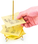 New Star Foodservice 23770 Brass Plated Check Spindle Holder for Receipts, 6.5-Inch, Gold