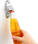New Star Foodservice 48193 Stainless Steel Wall Mounted Bottle Opener