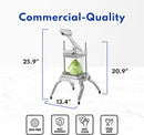 New Star Foodservice 1029055 Extra Heavy Duty Aluminum Frame Vegetable Slicer Lettuce Cutter