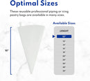 New Star Foodservice 37746 Commercial Grade Plastic Coated Canvas Pastry Bag, 24-Inch