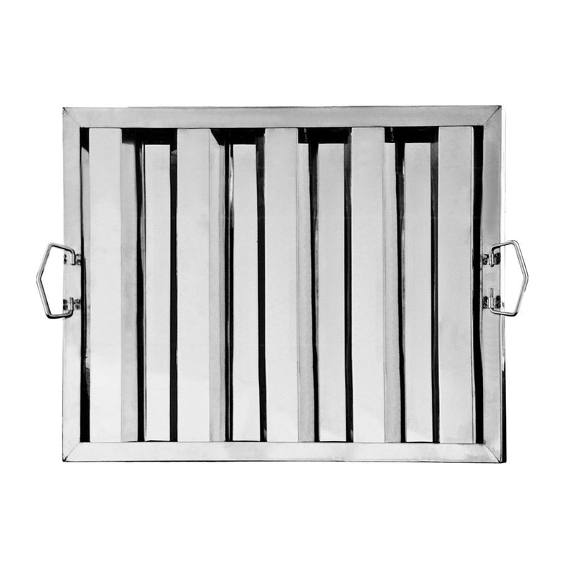 New Star Foodservice 54361 Stainless Steel Hood Filter, 20" W x 16" H, Set of 6
