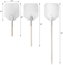New Star Foodservice 50158 Aluminum Pizza Peel, Wooden Handle, 12 x 14 inch Blade, 26 inch overall