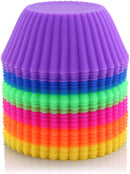 New Star Foodservice 44270 Reusable Silicone Baking Cups and Cupcake Liners, Set of 24