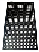 New Star Foodservice 54514 Commercial Grade Grease Resistant Anti-Fatigue Rubber Floor Mat, 36" x 60", Black
