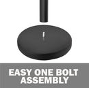 New Star Foodservice 54644 Black Powder Coated Stanchions, 36" Height, 6.5' Retractable Belt, Set of 6