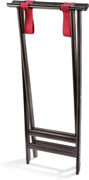 New Star 20038 Mahogany Finish Solid Birchwood Tray Stand, 38-Inch, Brown