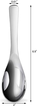 New Star Foodservice 1029062 Extra Heavy Duty Stainless Steel 18/10 Soup Spoons, Set of 12