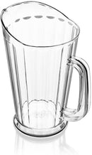 New Star Foodservice 46144 Polycarbonate Plastic Tapered Style Restaurant Water Pitcher, 60-Ounce, Clear