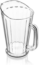 New Star Foodservice 46151 Polycarbonate Plastic Tapered Style Restaurant Water Pitcher, 60-Ounce, Clear, Set of 12