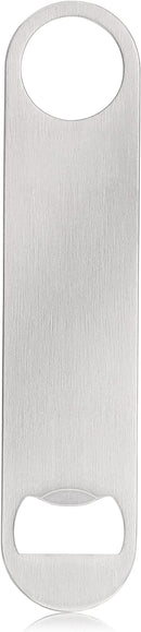 New Star Foodservice 48179 Stainless Steel Flat Bottle Opener, 7-Inch