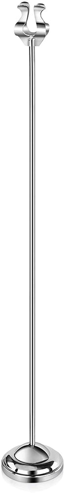 New Star Foodservice 27792 Stainless Steel Table Number Holder/Heavy Casting Base, Set of 6, 12-Inch