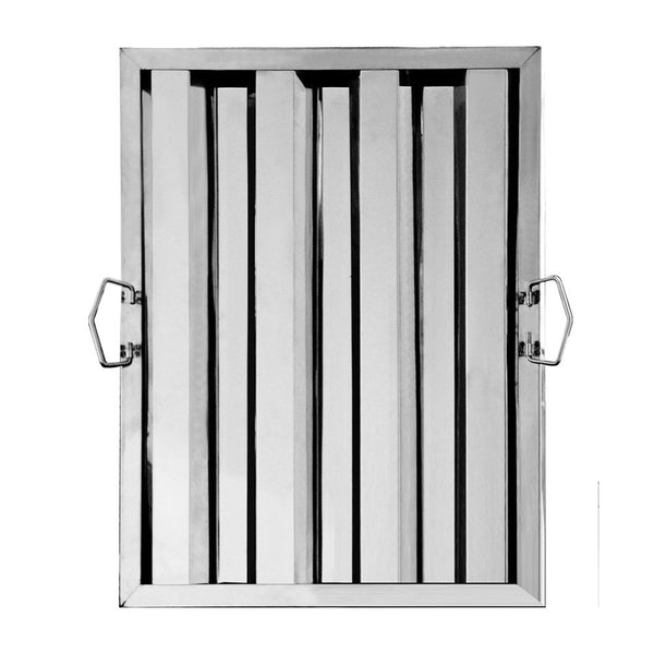 New Star Foodservice 54316 Stainless Steel Hood Filter, 16" W x 20" H