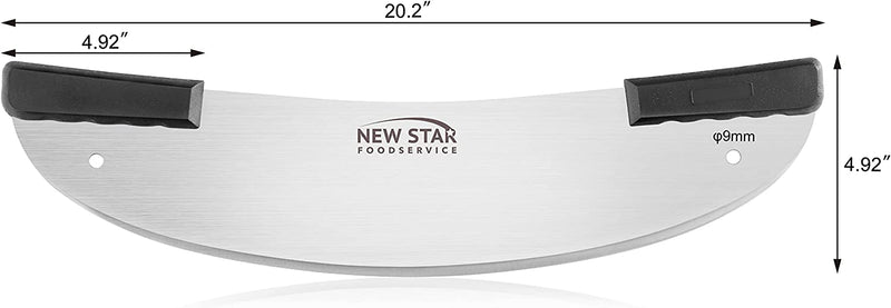 New Star Foodservice 58925 10-Inch Steak Knife, 5-Inch Rounded Serrated  Blade with Wood Handle, Jumbo, Set of 12