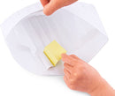New Star Foodservice 32253 Disposable Non Woven Flat Chef Hat, 12-Inch, White, Set of 10