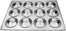 New Star Foodservice 37821 Commercial Grade Aluminum 12-Cup Muffin Pan