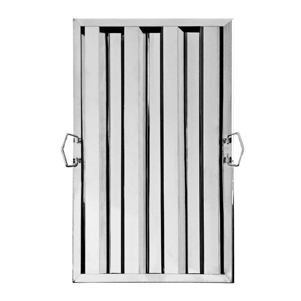 New Star Foodservice 54347 Stainless Steel Hood Filter 16" W x 25" H, Set of 6