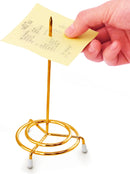 New Star Foodservice 23770 Brass Plated Check Spindle Holder for Receipts, 6.5-Inch, Gold