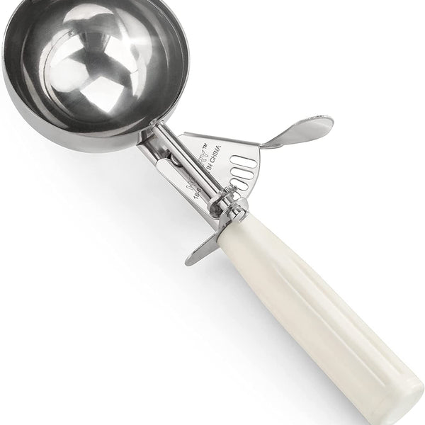Ice Cream Scoop Stainless Steel Portion Scoop Disher Cookie 4 Oz w/ Grey  Handle