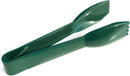 New Star Foodservice 35599 Utility Tong, High Heat Plastic, Straight Edge, 6 Inch, Set of 12, Green