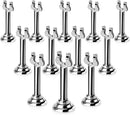 New Star Foodservice 23459 Triton/Ring-Clip Number Holder/Number Stand/Place Card Holder, Set of 12, 3-Inch