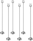 New Star Foodservice 27792 Stainless Steel Table Number Holder/Heavy Casting Base, Set of 6, 12-Inch