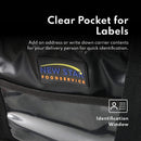 New Star Foodservice 1028690 Commercial Quality Insulated Food Delivery Bag Full-Size, 21.5" W x 11" H x 12.5" D