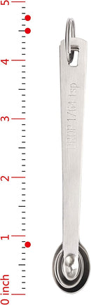 New Star Foodservice 42924 Stainless Steel Measuring Spoons Set, Mini