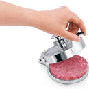 New Star Foodservice 36466 Aluminum Adjustable Hamburger Press, 4-1/2" Diameter, Silver