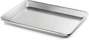 New Star Foodservice 36800 Commercial-Grade 12-Gauge Aluminum Open Bead Sheet Pan/Bun Pan, 18" L x 26" W x 2" H (Full Size) | Measure Oven (Recommended)