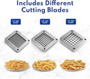 New Star Foodservice 38408 Commercial Grade French Fry Cutter, Complete Combo Sets
