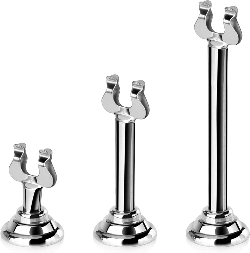 New Star Foodservice 23459 Triton/Ring-Clip Number Holder/Number Stand/Place Card Holder, Set of 12, 3-Inch