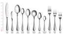 New Star Foodservice 58123 Slimline Pattern, 18/0 Stainless Steel, Dinner Spoon, 7.25-Inch, Set of 12