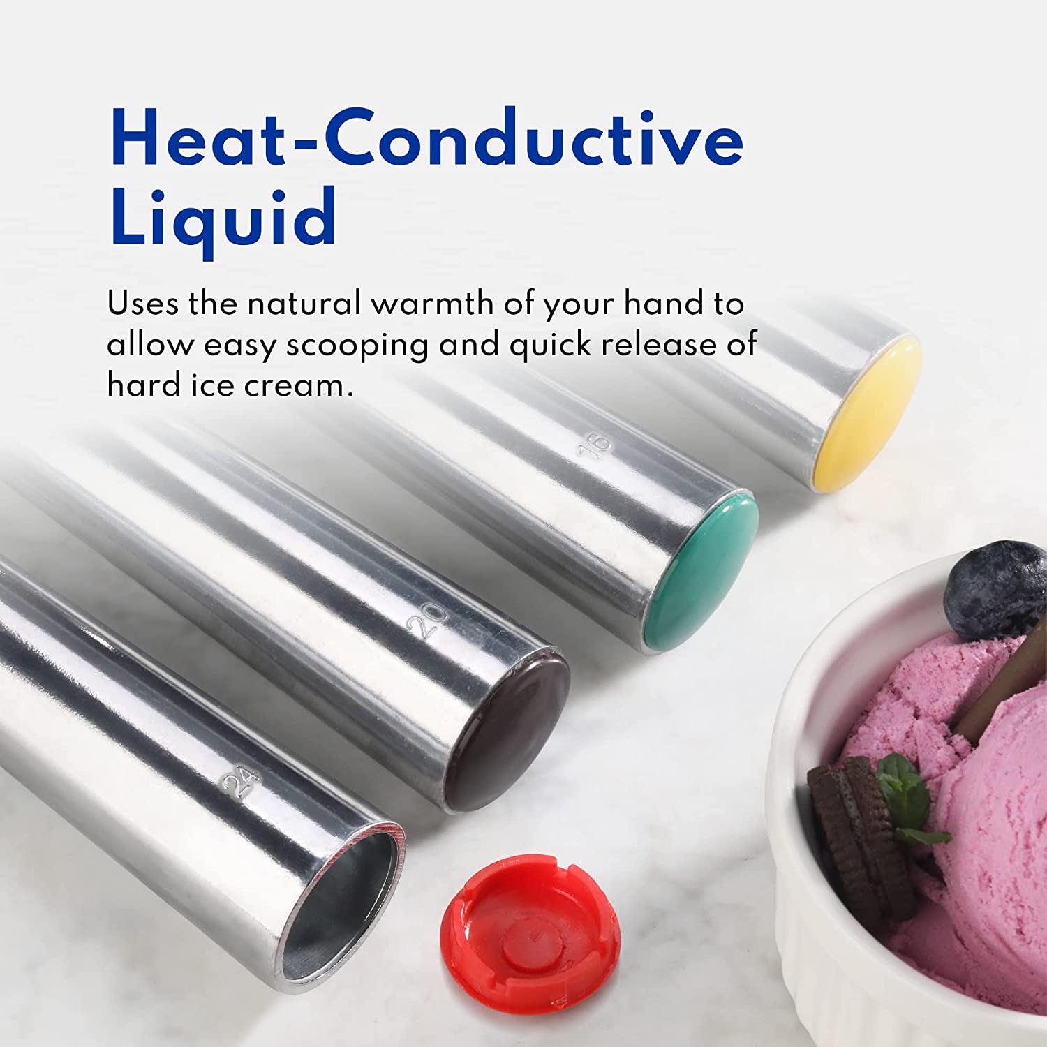 New Star Foodservice 35469 CommercialGrade Ice Cream Dipper Scoop, Se