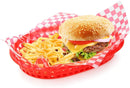 New Star Foodservice 44263 Red Check Food Basket Liners, 12 by 12-inch, Set of 36