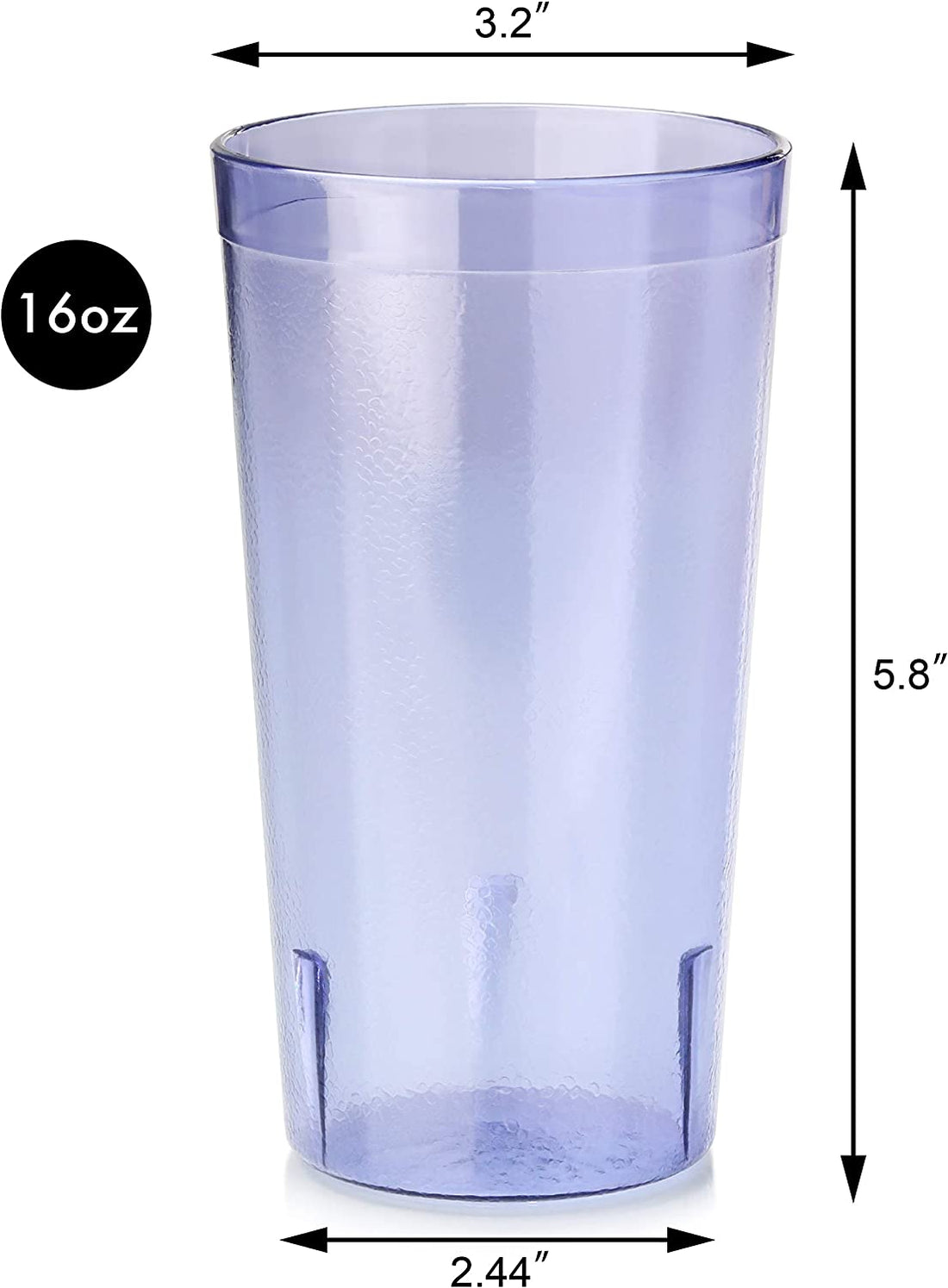 New Star Foodservice 46366 Tumbler Beverage Cup, Stackable Cups, Break