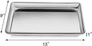 New Star Foodservice 36831 Commercial-Grade 18-Gauge Aluminum Sheet Pan/Bun Pan, 9" L x 13" W x 1" H (Quarter Size)