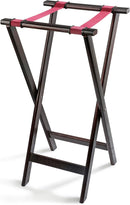 New Star 20021 Mahogany Finish Solid Birchwood Tray Stand, 31-Inch, Brown