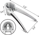 New Star Foodservice 27990 Die Cast Zinc Alloy Nutcracker Walnut Clamp Plier with Soft Rubber Grips, Silver