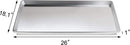 New Star Foodservice 36749 Commercial-Grade 16-Gauge Aluminum Sheet Pan/Bun Pan, 18" L x 26" W x 1" H (Full Size) | Measure Oven (Recommended)