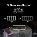 New Star Foodservice 48049 Stainless Steel Condiment Dispenser with 6 Compartments (NO ICE TRAY INCLUDED)