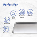 New Star Foodservice 36749 Commercial-Grade 16-Gauge Aluminum Sheet Pan/Bun Pan, 18" L x 26" W x 1" H (Full Size) | Measure Oven (Recommended)