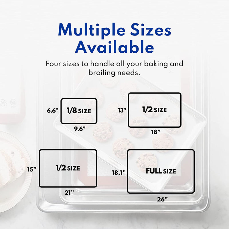 New Star Foodservice 36893 Commercial-Grade 18-Gauge Aluminum Sheet Pa