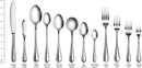 New Star Foodservice 58208 Slimline Pattern, 18/0 Stainless Steel, Serving Spoon, 8.4-Inch, Set of 12