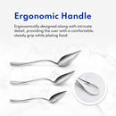 New Star Foodservice 1029031 Stainless Steel Precision Decorating Spoons/Saucier Spoons with Tapered Spout, Set of 3, 7-Inch, 8-Inch, 9-Inch