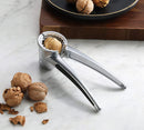 New Star Foodservice 27990 Die Cast Zinc Alloy Nutcracker Walnut Clamp Plier with Soft Rubber Grips, Silver