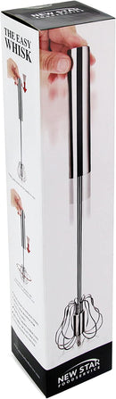 New Star Foodservice 59038 Easy Hand Push Whisk, Stainless Steel, 14-Inch